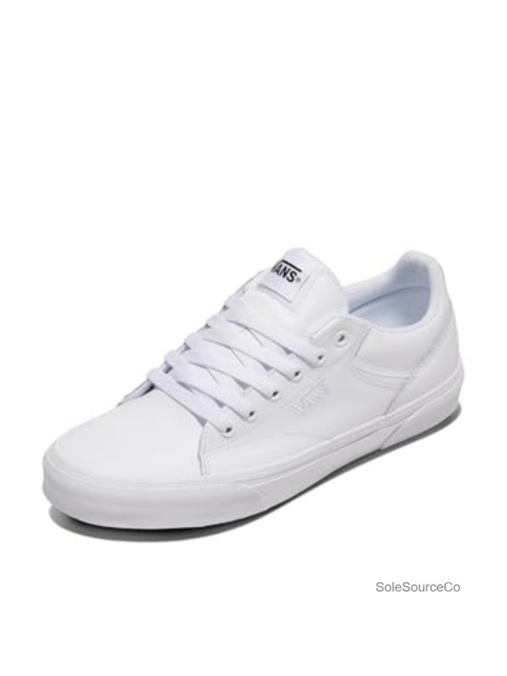 Men's Leather Low Top Lace Up Walking Sneakers